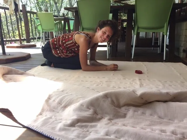Blanket embroidery