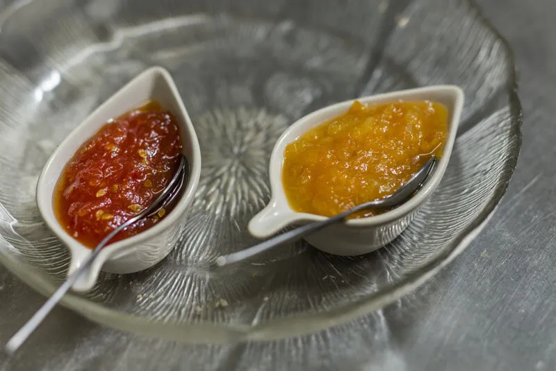 Homemade jams and preserves