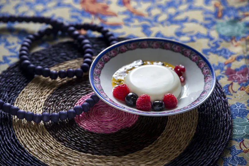 Plant-based pannacotta