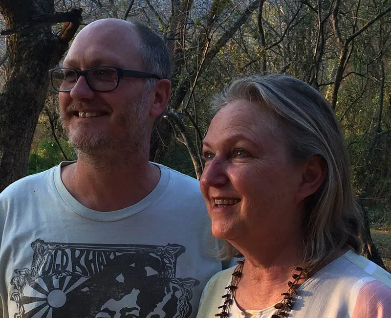 Paul Drews and Marian Cottle — owners of Old Joe's Kaia
