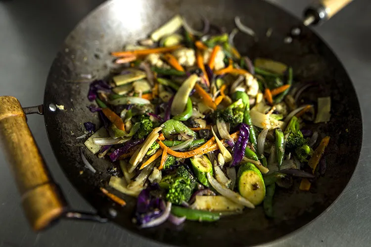 Vegetable stir-fry